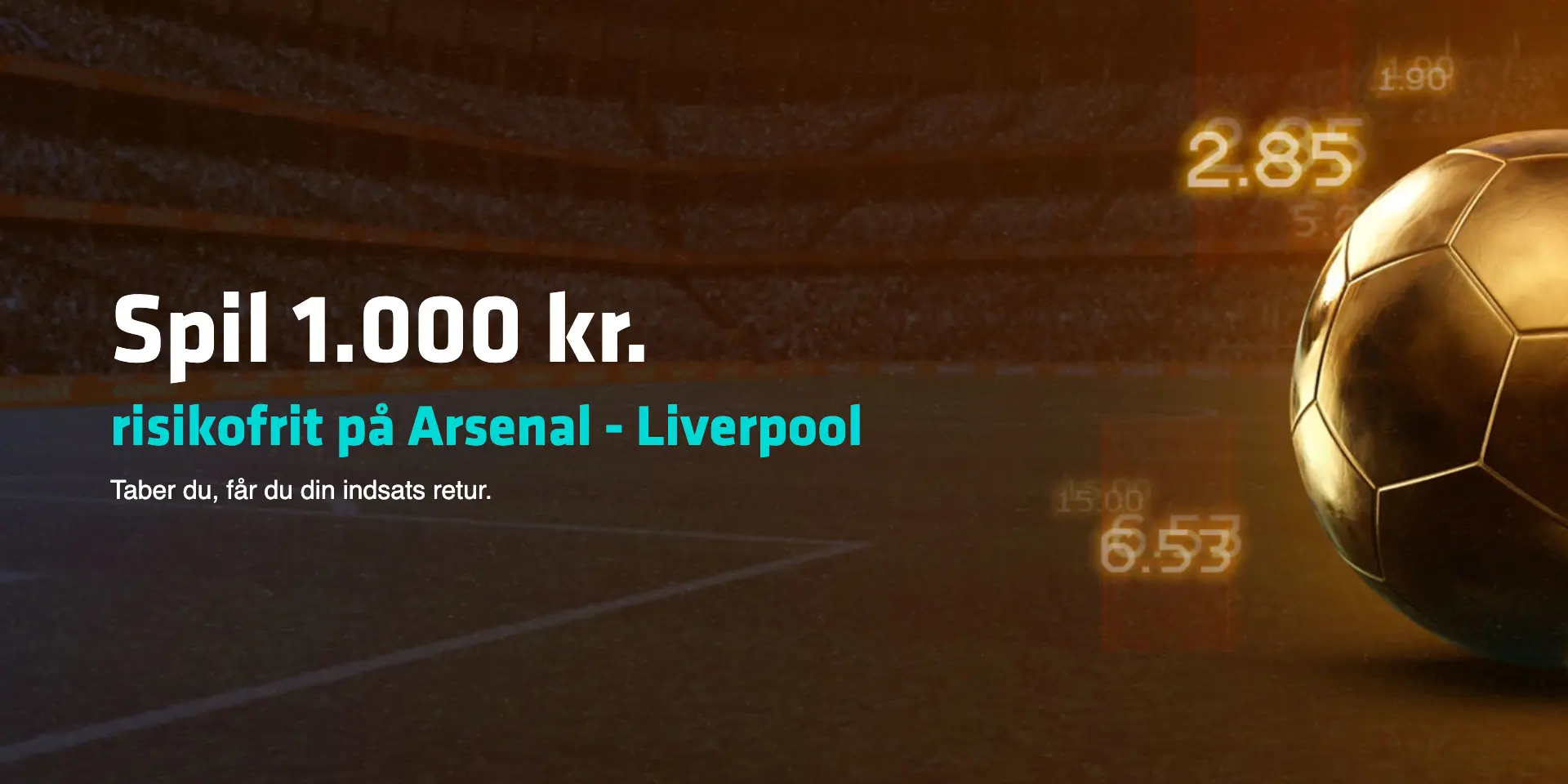 Expekt: 1.000 kr. risikofrit spil på Arsenal – Liverpool