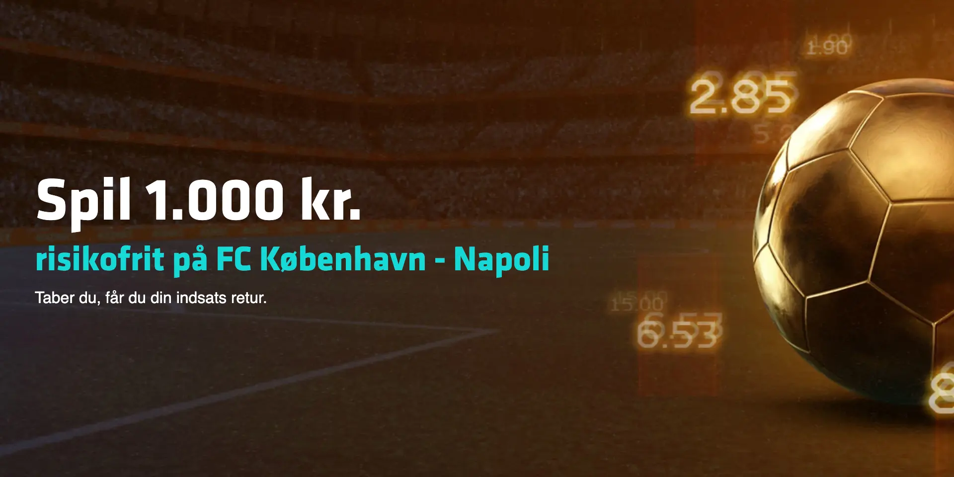 Expekt: 1.000 kr. risikofrit spil på FC København – Napoli